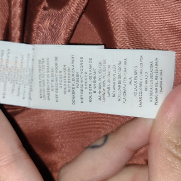 Nasty Gal Collection Relaxed Velvet Striped Blazer Size 10 - Picture 15 of 16